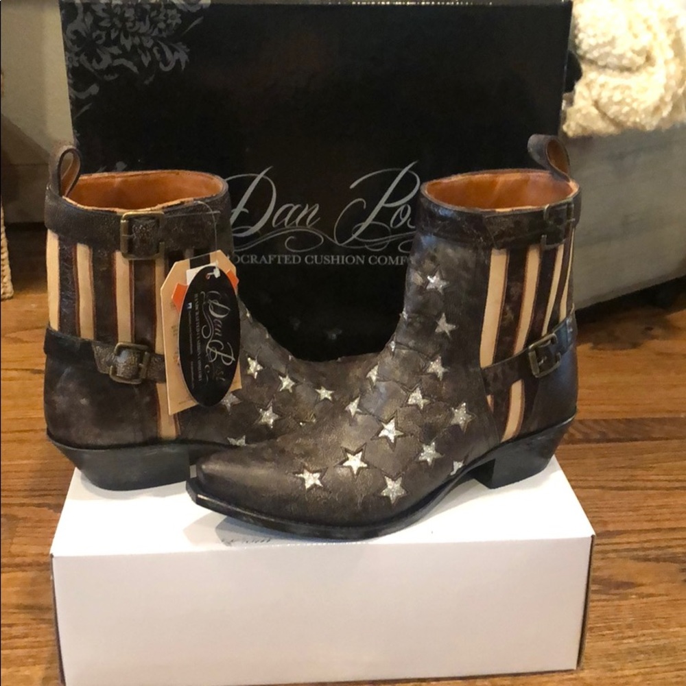 Dan Post star struck cowboy boots